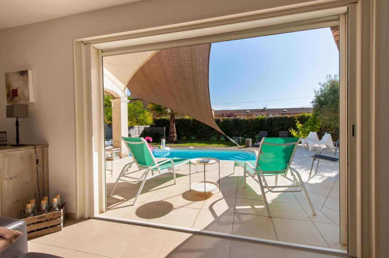 Villa Deidière 6pers/piscine/pétanque/clim Saint-Cyr-sur-Mer Esterno foto
