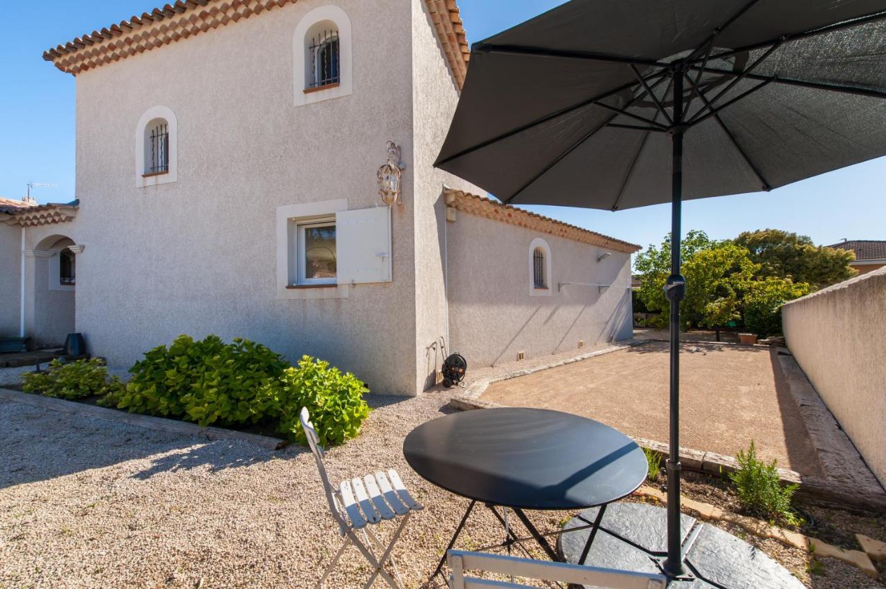 Villa Deidière 6pers/piscine/pétanque/clim Saint-Cyr-sur-Mer Esterno foto